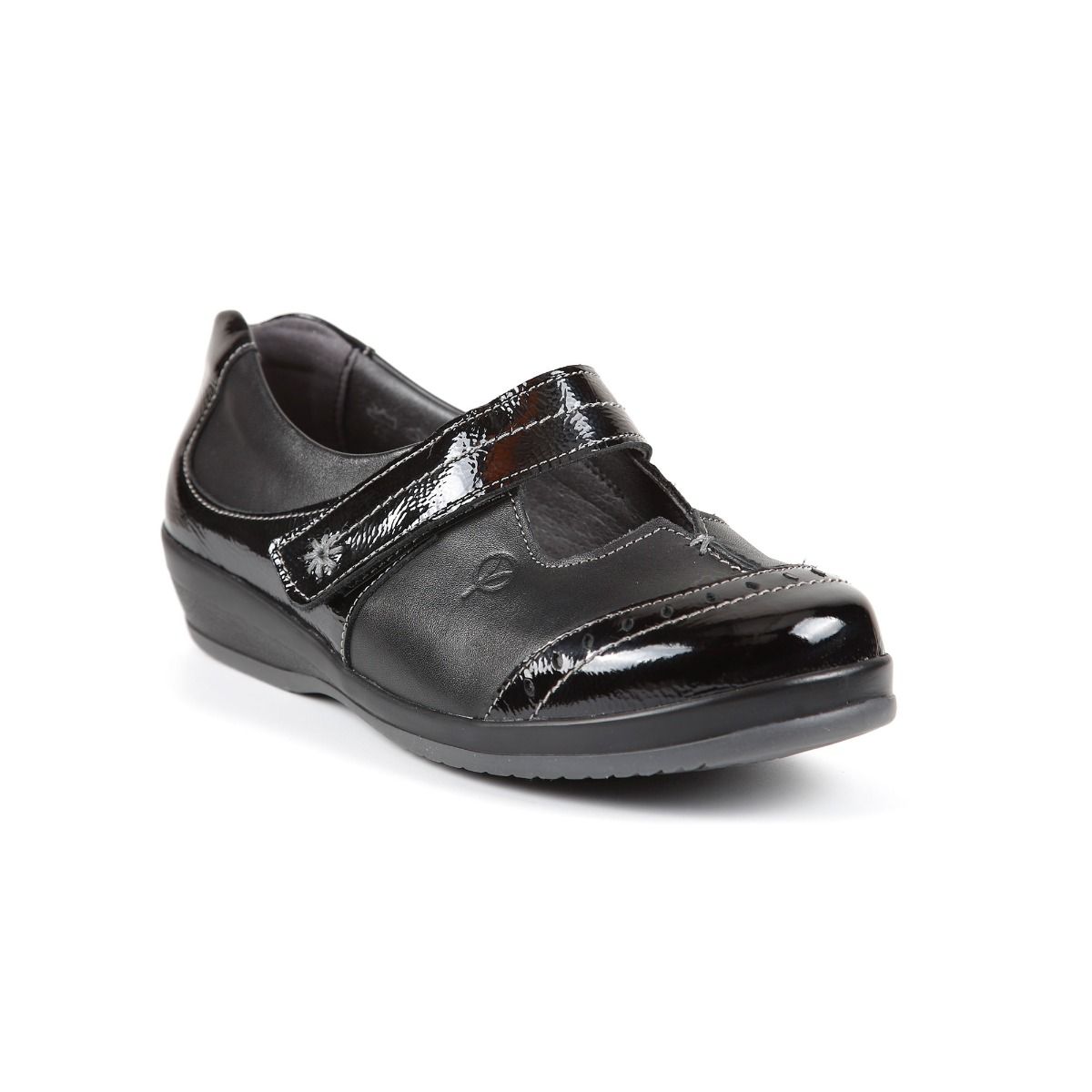 Filton Ladies Extra-Wide Shoe for High Instep by Sandpiper, available from Fen Mobility Centre