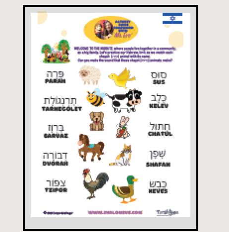 Miniatura: Israel, guía de actividades con Ms. Eve para familias/clase única