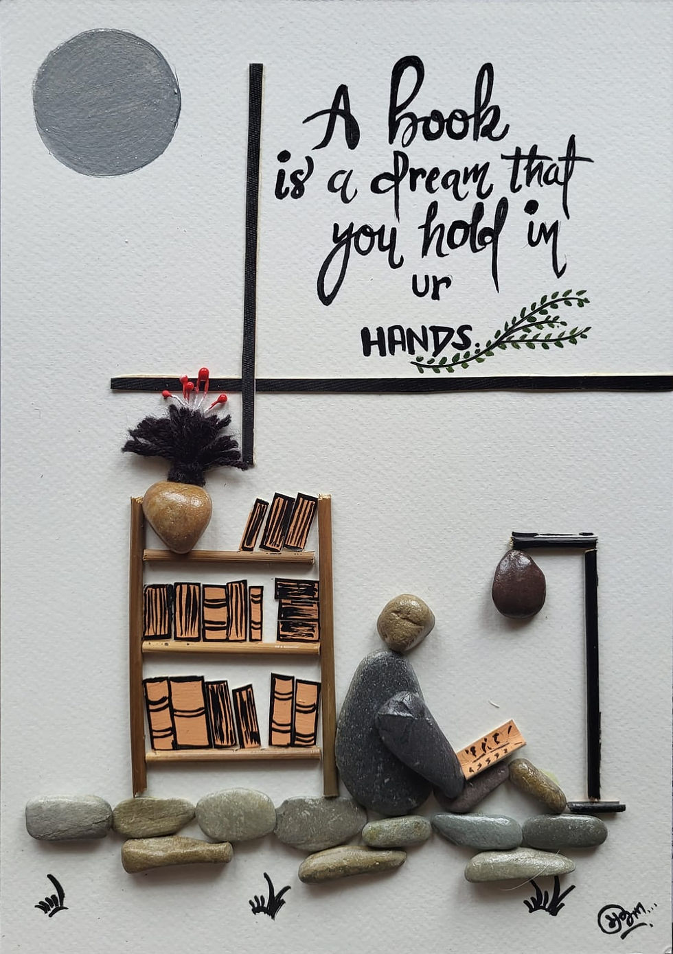 Thumbnail: A Dream in Your Hands - Pebble Art