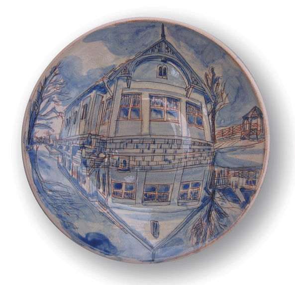 Bányai Gábor Bertalan︱ Kistétény tál ︱2006 ︱mázas kerámia