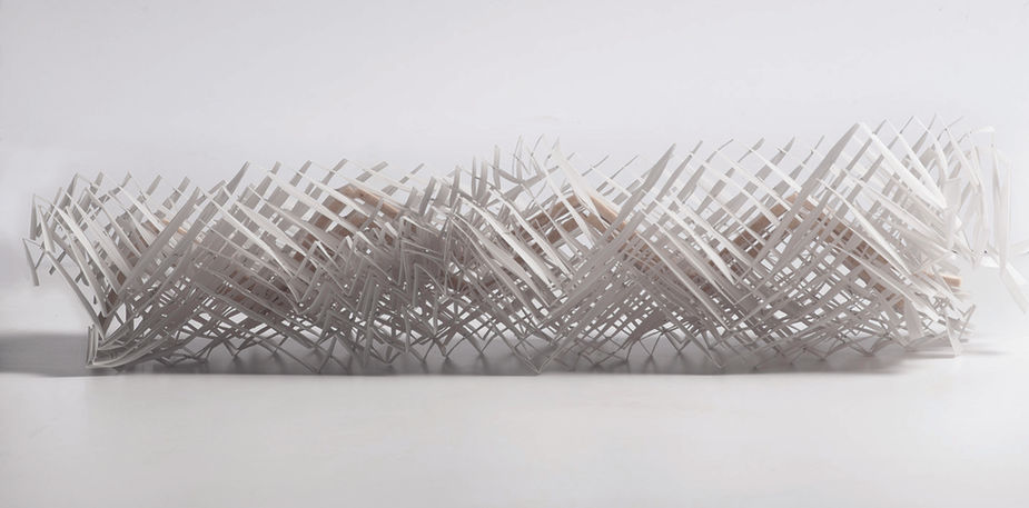 Sztrakay Orsolya︱Koherens struktúrák︱2014 ︱ papír ︱ 13×55×18 cm ︱ Fotó Novák Márton.jpg