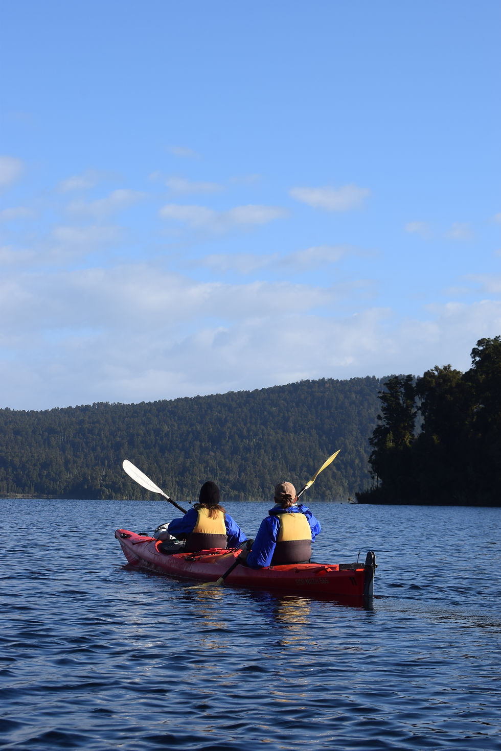 Kayaking in Franz Josef.
