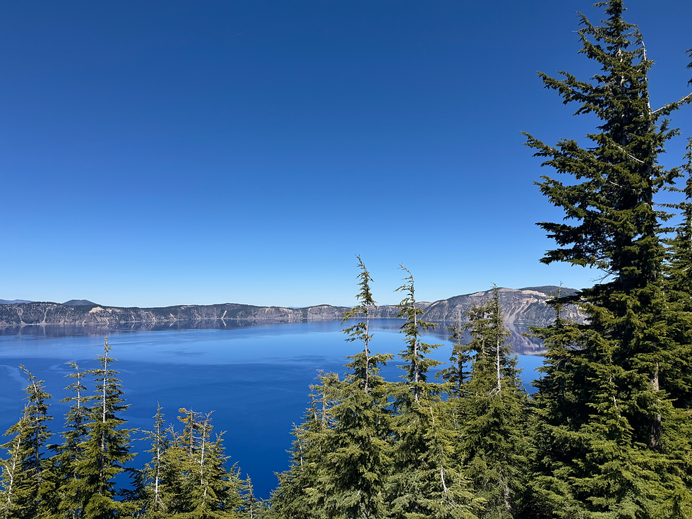 A lovely view of Crater Lake!