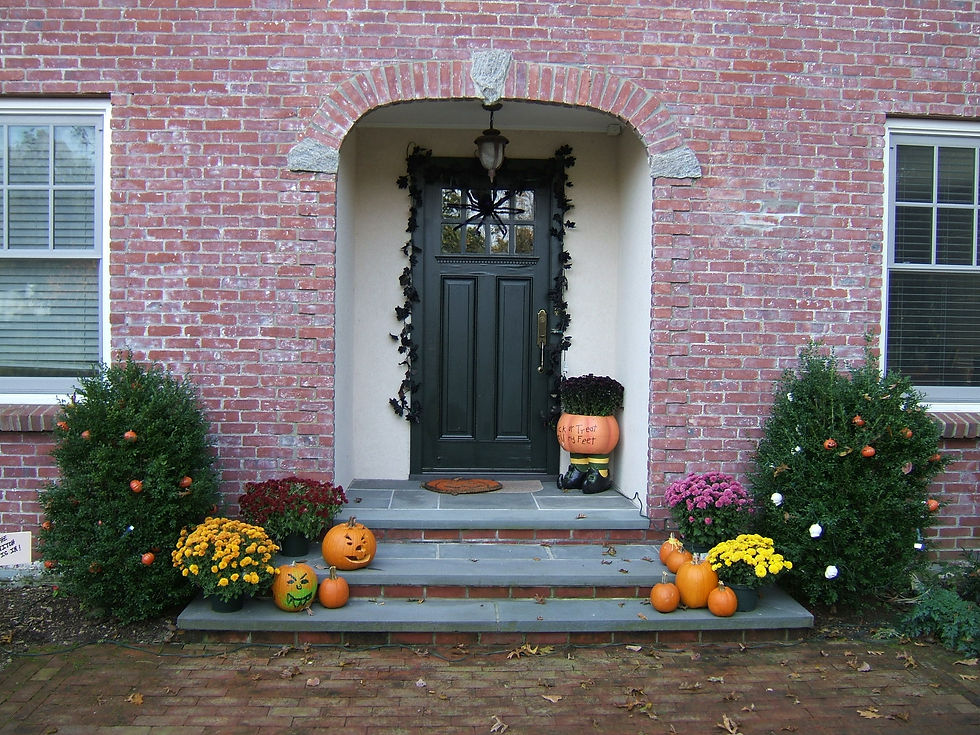 Front entry Halloween