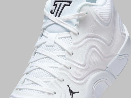 Unveiling the Jordan Tatum 3 "White/Black" Colorway with Three-Star Branding