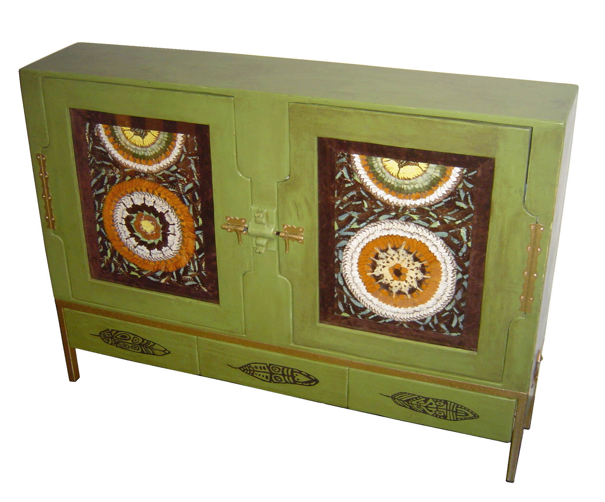 zapatero étnico (123x92x18cm)