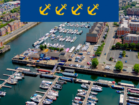 Liverpool Marina awarded 4 Gold Anchors!