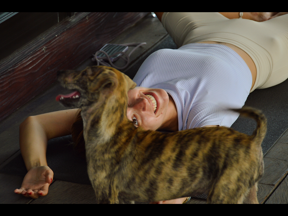 10 may, 9.30 am Puppy Yoga morning morning