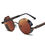 Thumbnail: Metal Steam Punk Style Sun Glasses Steampunk Fashion Men Retro Round Sunglasses