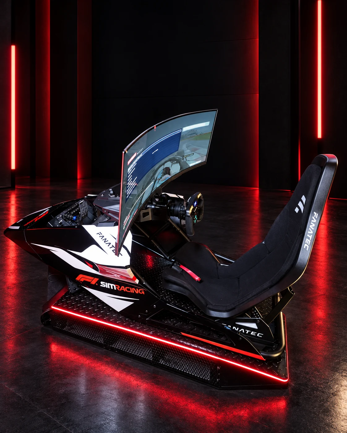 Actual Fanatec formula simulator at Cove Circuit Cyberjaya