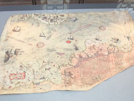 Piri Reis'i kaartidest (lõik "Jumalate kaarikutest")