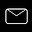 an email icon with black background, the icon is black and white