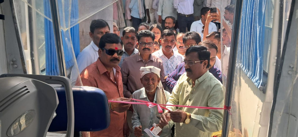 Eye Checkup Camp Inauguration by MLA.Shyambhau Khode