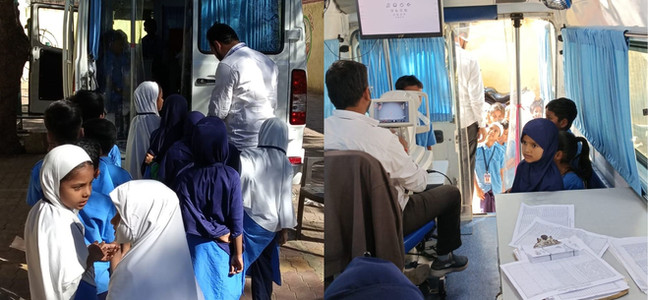 Eye Checkup at mobile eye