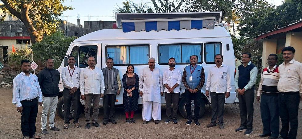 Deesha's Mobile Eye Care Unit at Ghatladki