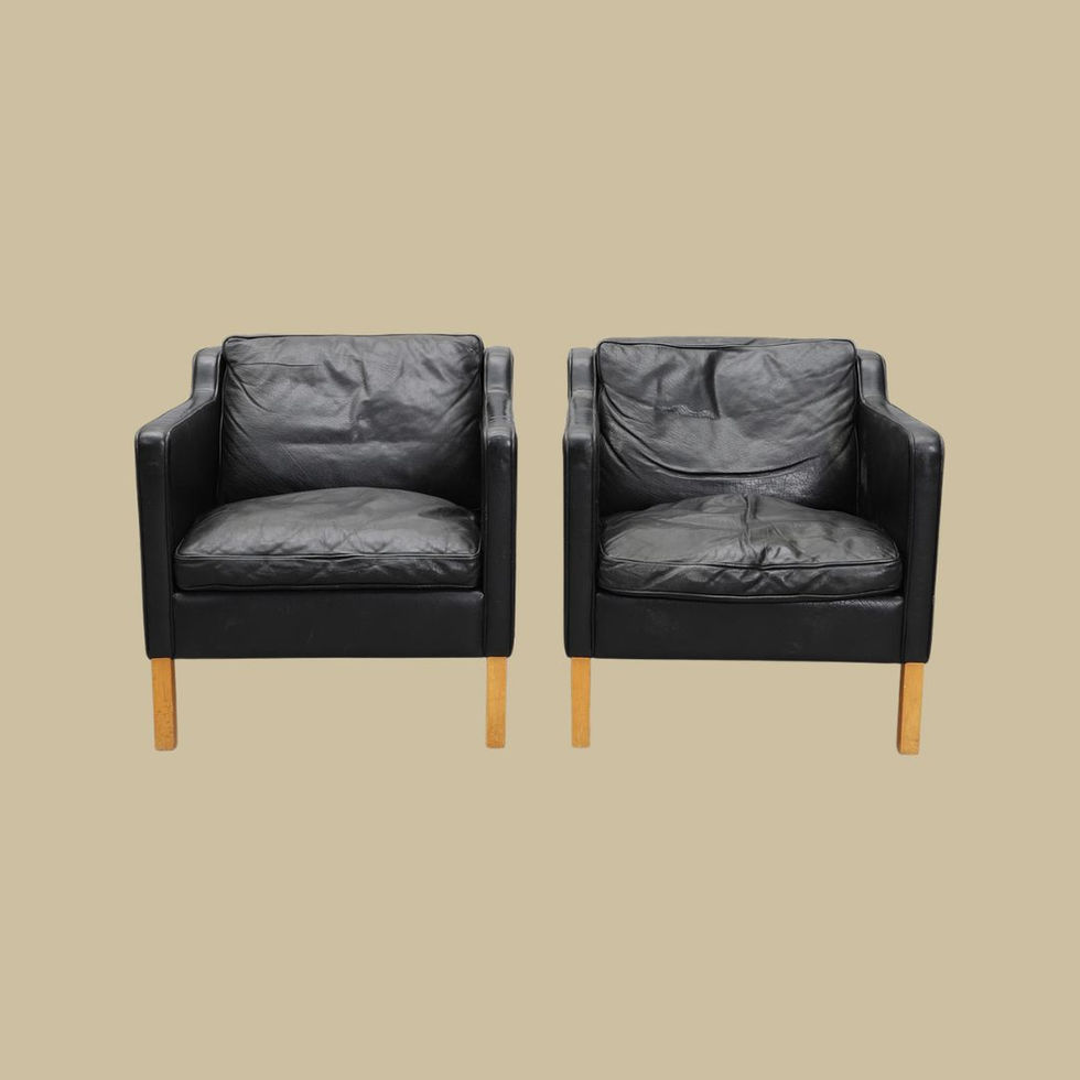 STilrena vintagefåtöljer från Stouby Furniture / Stouby Møbelfabrik)
