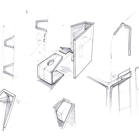 Thyssenkrupp Skizzen Produktdesign