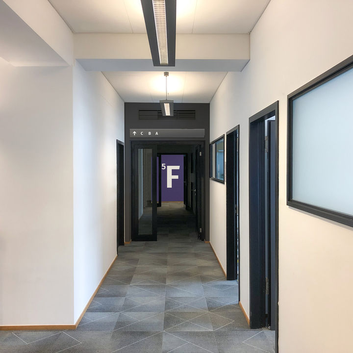 here Flurgestaltung Leitsystem