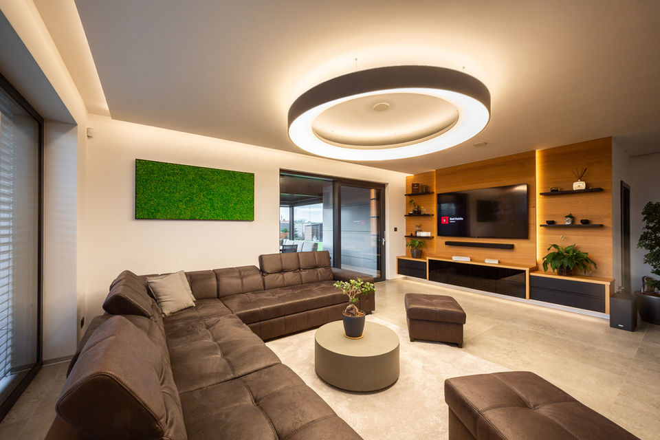 Bespoke LED svietidlo do interiéru, model LOOP V, Lumilogy