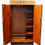 Thumbnail: An English Art Deco Blonde Figured Walnut Tallboy, c1930