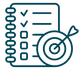 Goal Setting and Accountability Icon