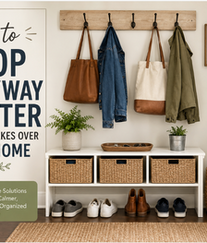 How to Stop Entryway Clutter Before It Takes Over Your Home