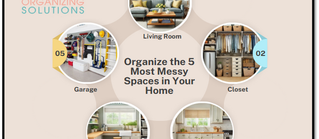Organize the 5 Most Messy Spaces in Your Home