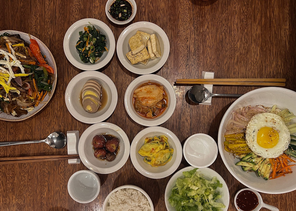 Korean Food in Cusco, Peru