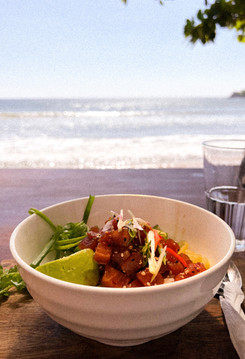 Poke Bowl at The Shack Coffee