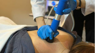 shockwave therapy in action