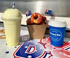 Shake, Donuts, Coffee