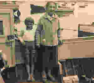Nana and I aboard Freya