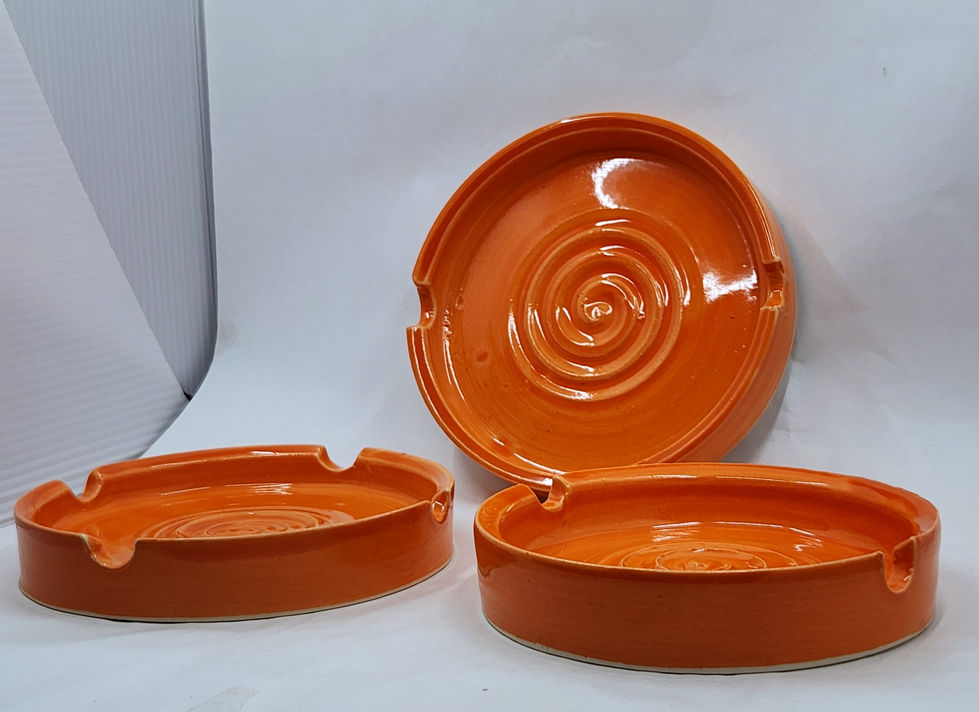 Orange Ash Trays