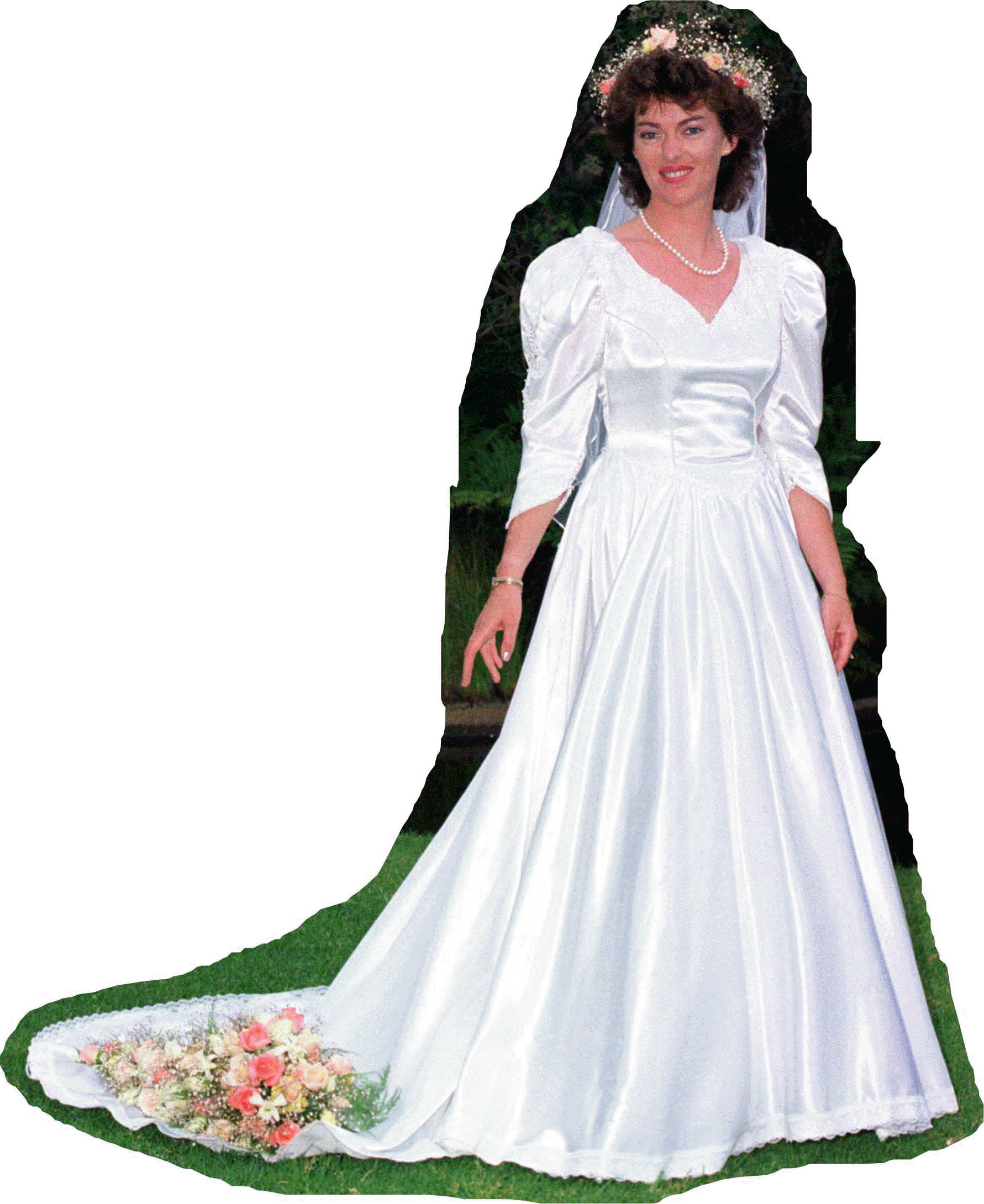 The wedding dress