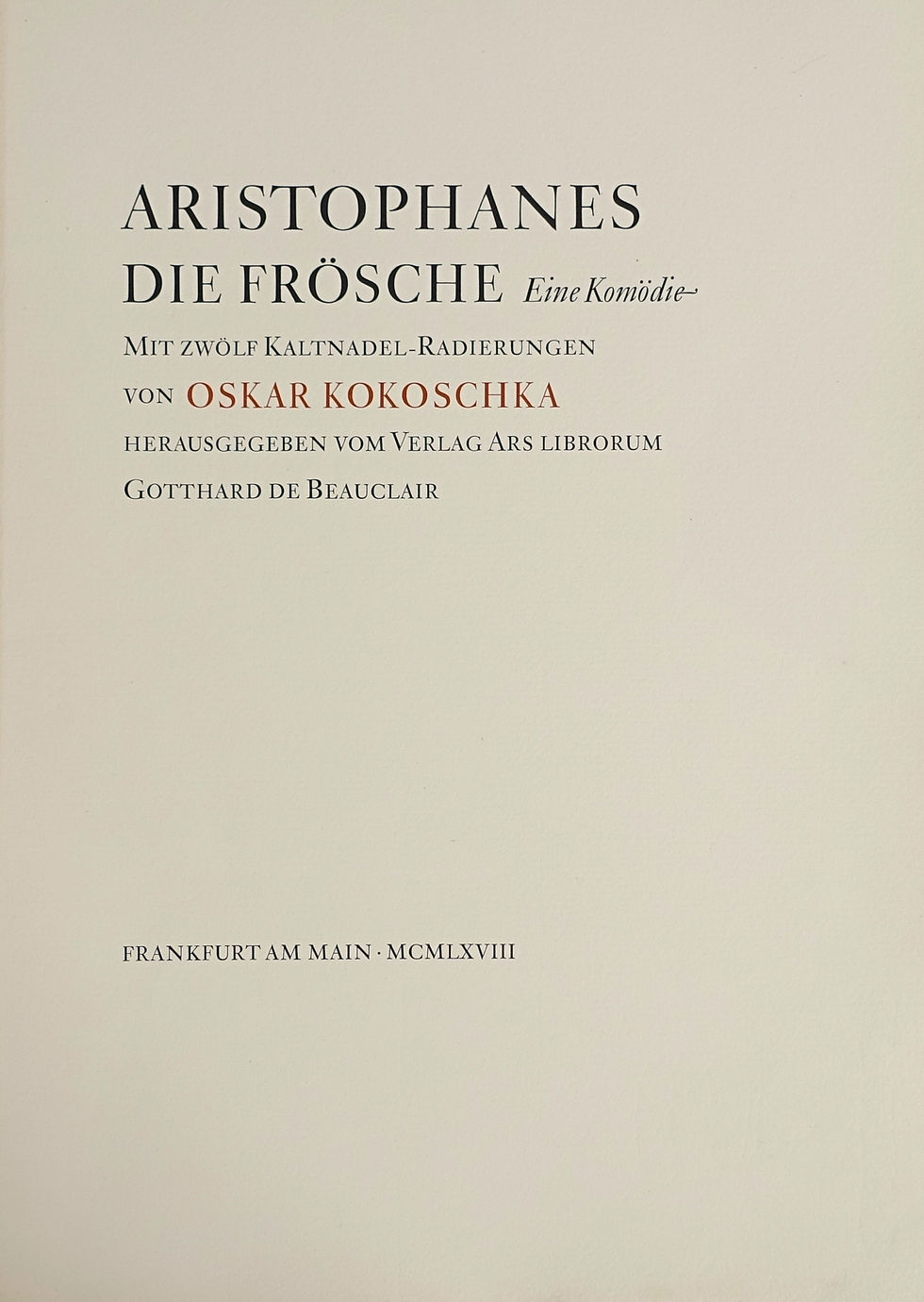 Kokoschka. - Aristophanes. Die Frösche. Eine Komödie 2.jpg