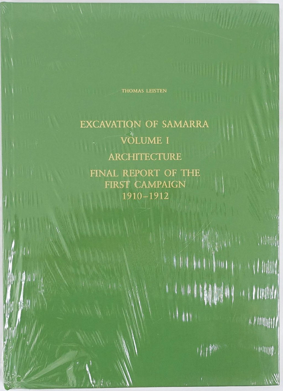 Leisten, Thomas. Excavation of Samarra. Volume 1.jpg