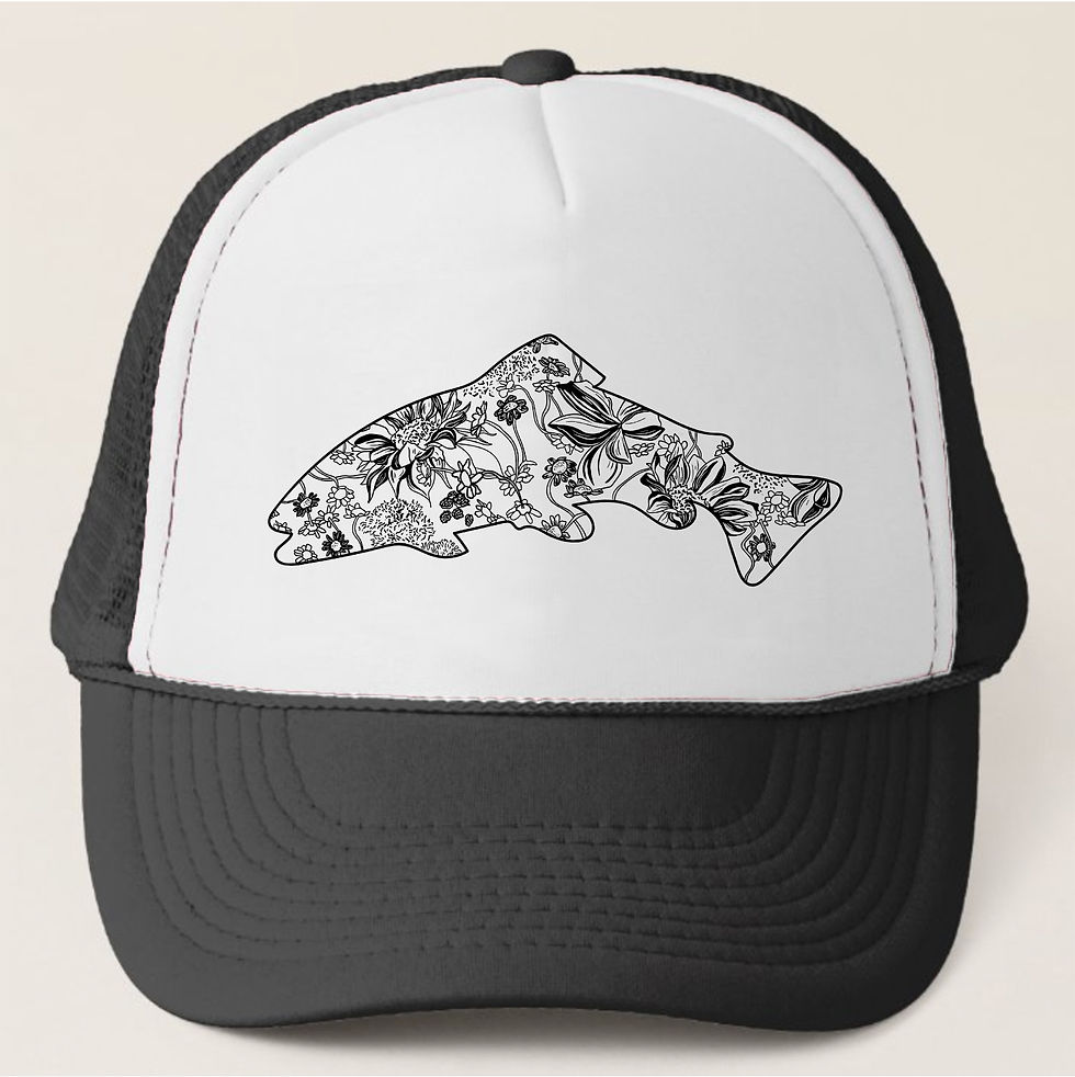 Thumbnail: Floral Trout Foam Hat