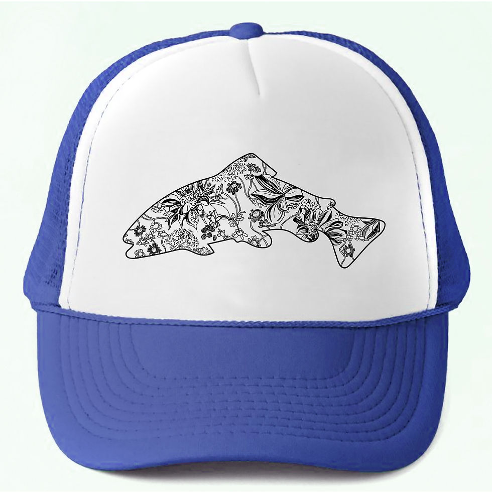 Thumbnail: Floral Trout Foam Hat