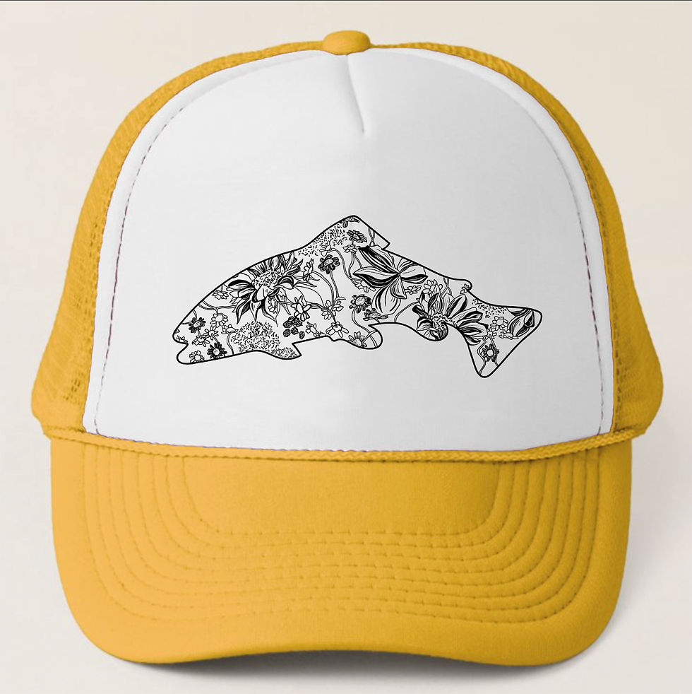 Thumbnail: Floral Trout Foam Hat