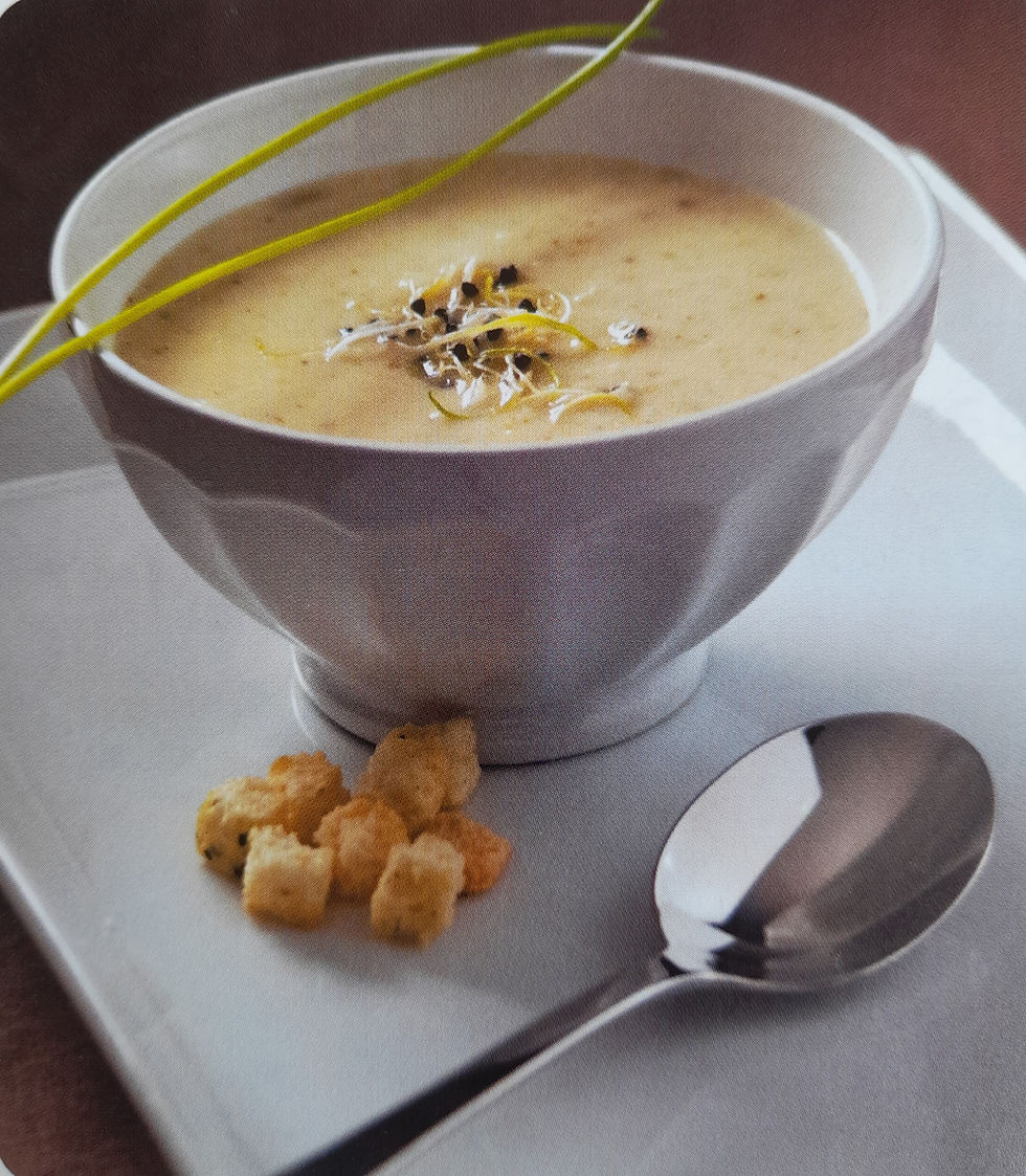 Crema de cebolla con papa
