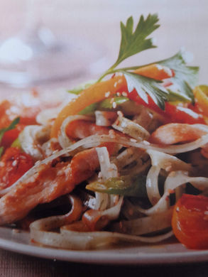 Tallarines al Estilo Oriental