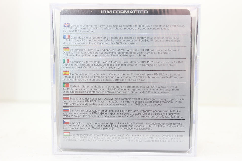 Миниатюра: Verbatim MF2HD Data Life Plus 3.5" Дискета 10 шт/упаковка