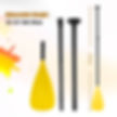 Miniatura: 140-170cm Children's Surfboard Paddle in Five Colors