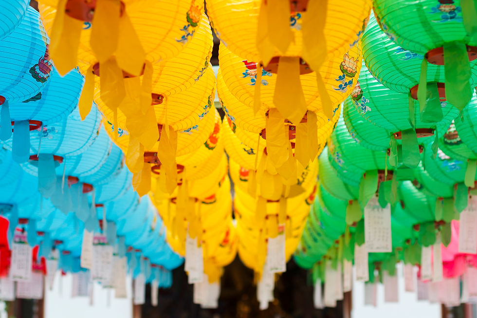 Buddhist Temple Colours
