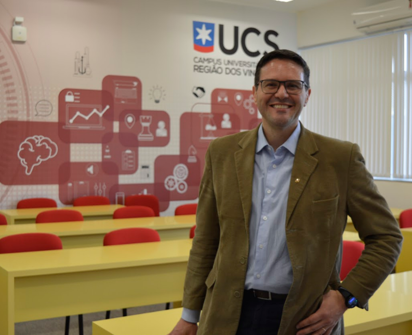 Recondução de Fabiano Larentis à sub-reitoria consolida crescimento da UCS Bento