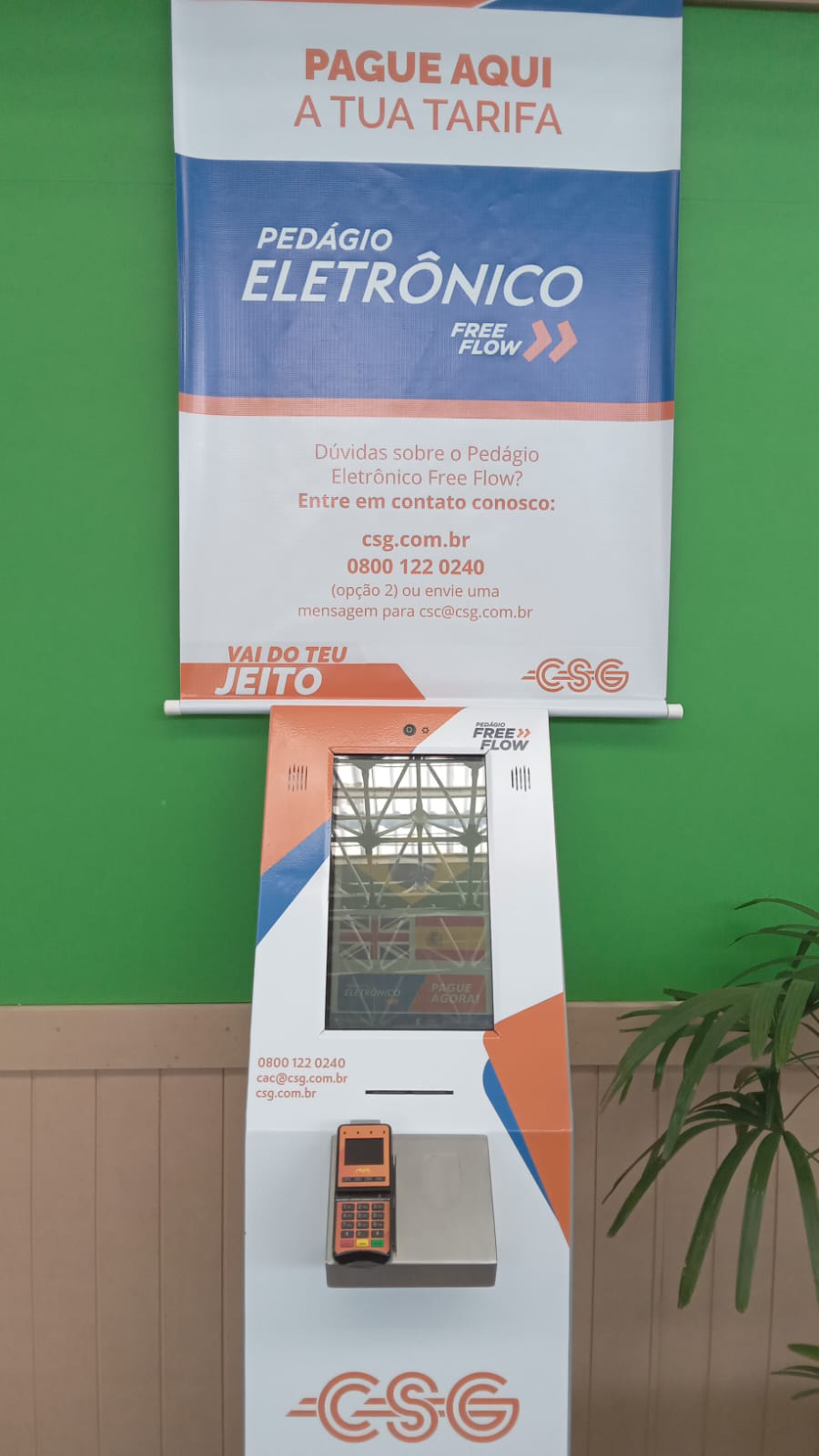 CSG está presente na Festa Nacional da Uva com totem de pagamento