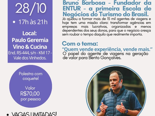19º Fórum Municipal de Turismo ocorre nesta quarta-feira, 28 de outubro