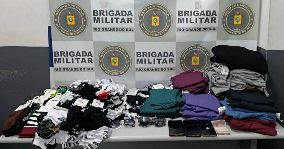 Três mulheres são presas após furto em loja de shopping em Caxias do Sul