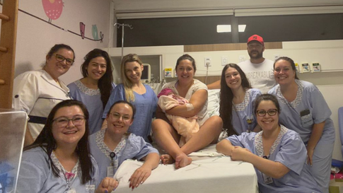 Sofia é o primeiro bebê a nascer em Bento em 2026