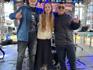 Banda Vikings do Sul mostra toda a sua garra e energia no Dia da Criança no VIII Festival de Balonismo
